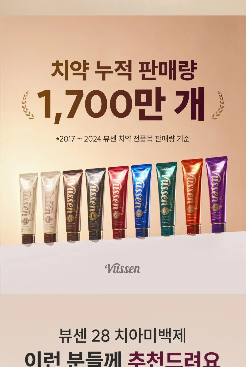 [대용량] 뷰센C 충치치약, 뷰센O 구취치약, 뷰센28 미백제 4개입 상세페이지 41